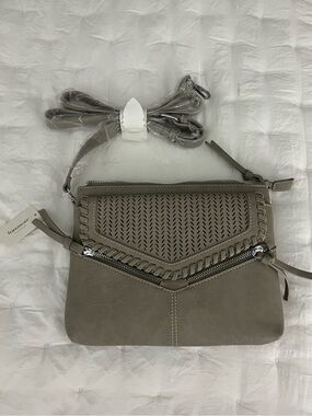 NWT Madison West Gray crossbody purse